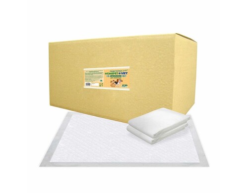 Homepet Vet пеленки для животных, впитывающие 60х60 см, 150 шт Китай 1 уп. х 1 шт. х 4.8 кг