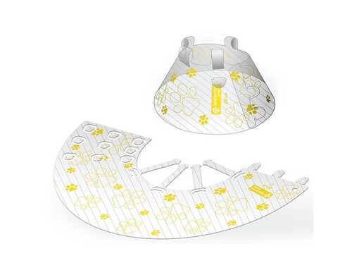 Neoterica Vetpro воротник для кошек и собак, защитный, реабилитационный, пластиковый с фиксатором  Click, 20 см Китай 1 уп. х 1 шт. х 0.12 кг