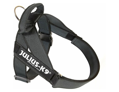 Julius-K9 шлейка для собак Color &amp; Gray 3, 84-113 см / 40-70 кг, черная для всех возрастов Венгрия 1 уп. х 1 шт. х 0.352 кг