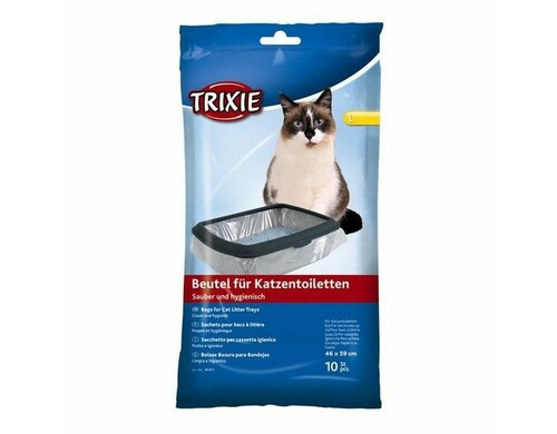 Trixie Пакеты уборочные для кошачьих туалетов, L: 46×59 см, 10 шт. для всех возрастов Китай 1 уп. х 1 шт. х 0.182 кг