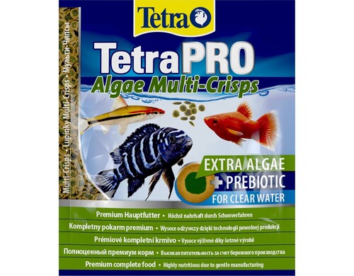 Корм Tetra Pro Algae Crisps растительный для всех видов рыб в чипсах - 12 г (саше) повседневный Импортный корм 1 уп. х 1 шт. х 0.012 кг