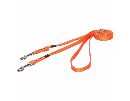 Rogz поводок перестежка для миниатюрных изящных собак размер XS серия Luna. Длина до 180 см, оранжевый премиум для всех возрастов xs ЮАР 1 уп. х 1 шт. х 0.1 кг