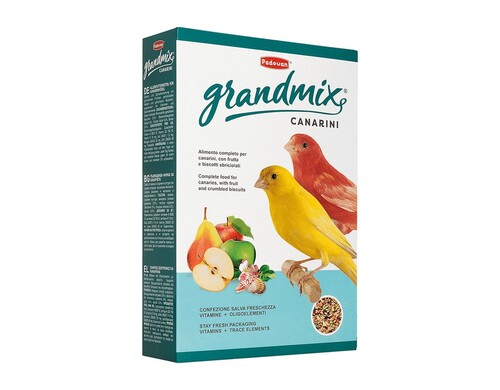 Корм Padovan Grandmix canarini для канареек комплексный основной - 400 г повседневный премиум для взрослых Импортный корм 1 уп. х 1 шт. х 0.4 кг