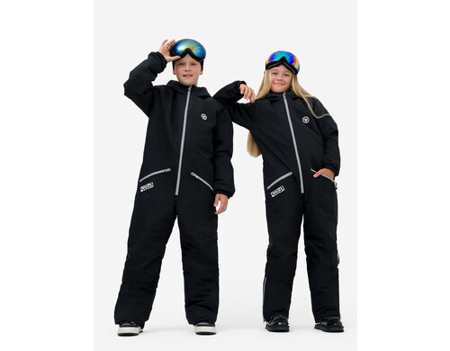 Комбинезон горнолыжный для детей Sherysheff В23197 Черный, Черный