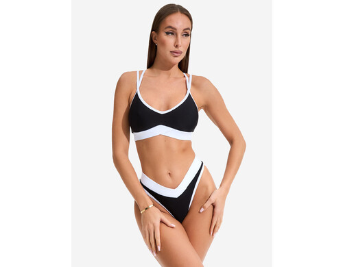 Плавки трусы спортивные низ купальный женский спортивный REBELPRO, Черный