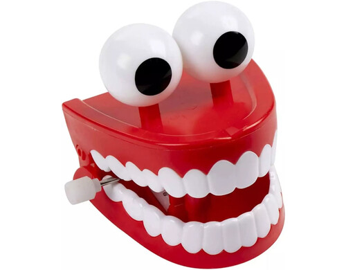Игрушка Зубы с глазами, заводная