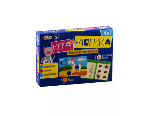 Игра-логика - Зверушки на ферме