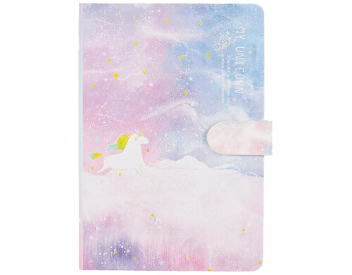 Блокнот с магнитной застежкой Единорог My unicorn