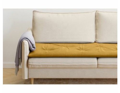 Топпер для дивана Оскар S Velvet Yellow