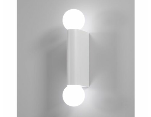 Настенный светильник со стеклянными плафонами Lily IP54 MRL 1029 белый
