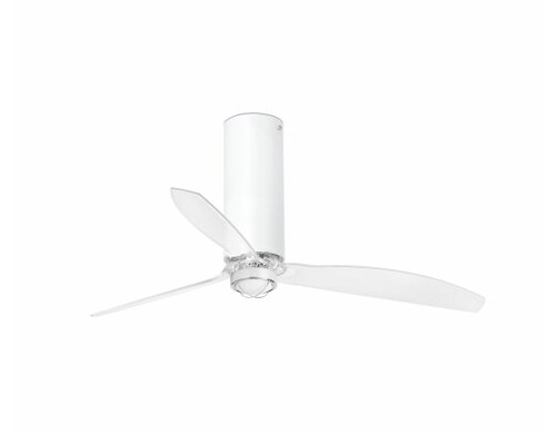 Потолочный вентилятор Tube Fan LED белый/прозрачный