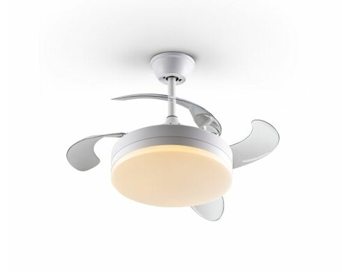 Мини вентилятор с подсветкой Vento белый FAN Ø40 DIM