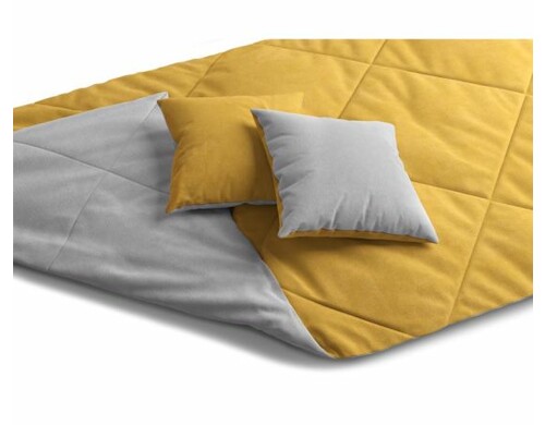 Топпер для дивана Сони-1 Happy Grey-Yellow