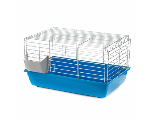 Клетка для кроликов INTER-ZOO Krolik (Rabbit 60 OC Folding) 58х38х34см (оцинкованный прут, складная)