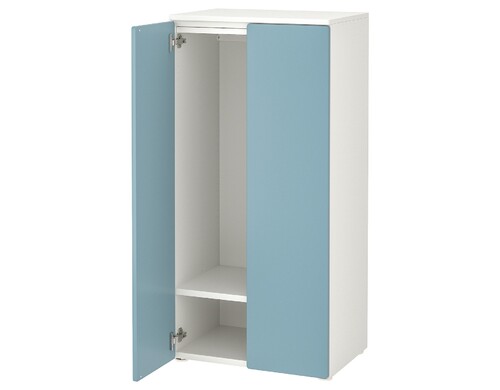 Шкаф Ikea Smastad / Platsa, 60x42x123 см, белый/синий