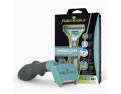 Фурминатор FURminator S для маленьких кошек c длинной шерстью