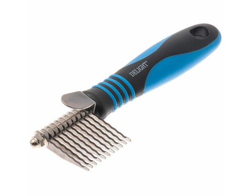 Колтунорез DeLIGHT боковой &quot;мини&quot; 11 лезвий прямой 4308111N