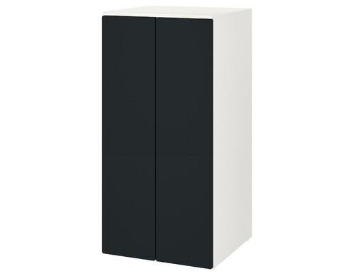 Шкаф Ikea Smastad / Platsa, 60х57х123 см, белый/черный