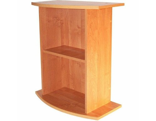 Тумба под аквариум АКВА-ПЛЮС фигурная, открытая ольха 50х30х70см