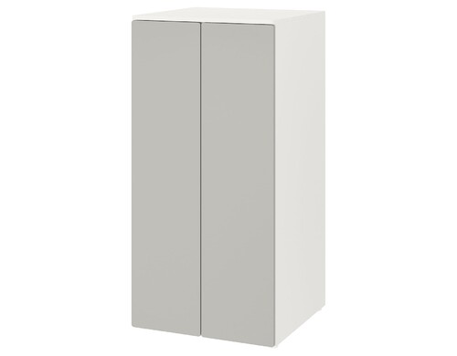 Шкаф Ikea Smastad / Platsa, 60х57х123 см, белый/серый