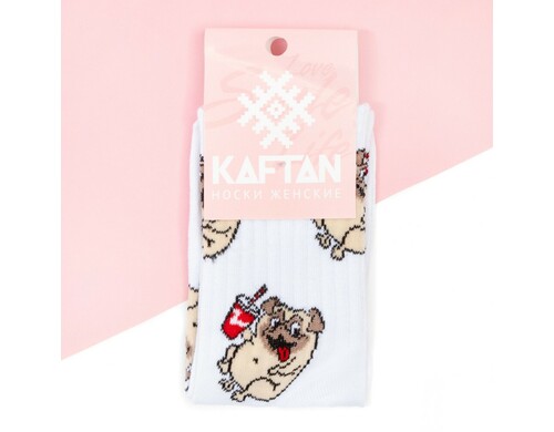 Носки SIMA LAND Kaftan Мопс женские р. 36-39 (23-25см)
