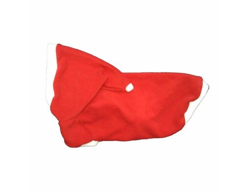 Костюм для собак МОХНАТЫЕ УШКИ Санта новогодний S