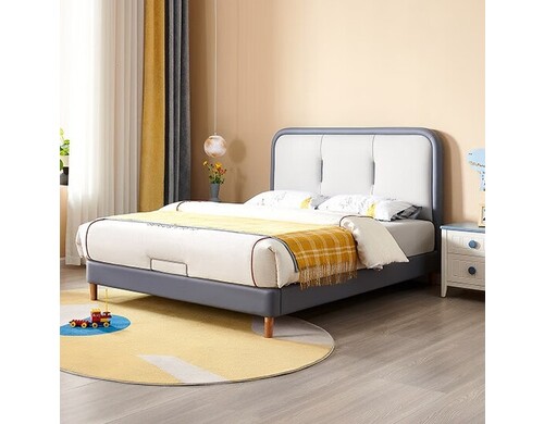 Кровать для детской комнаты Quanu, серый