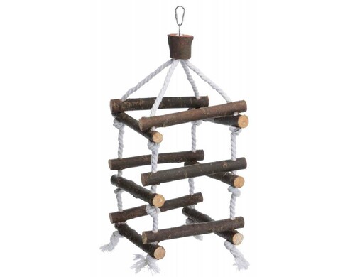 Лестница для птиц TRIXIE для попугаев деревянная 34см