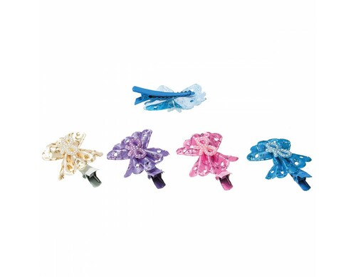 Бантик-заколка V.I.PET Комильфо 3,5см цвета в асс