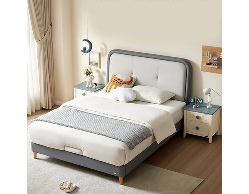 Кровать для детской комнаты Quanu, серый