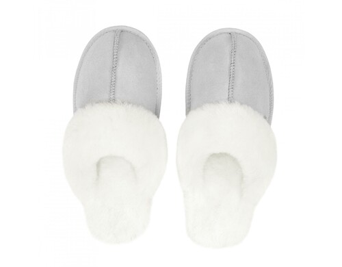 Тапочки Togas Аманда серые женские меховые Р 38-39