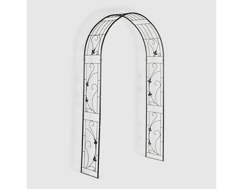 Арка садовая Lvchen железная черная 127х37х217CM