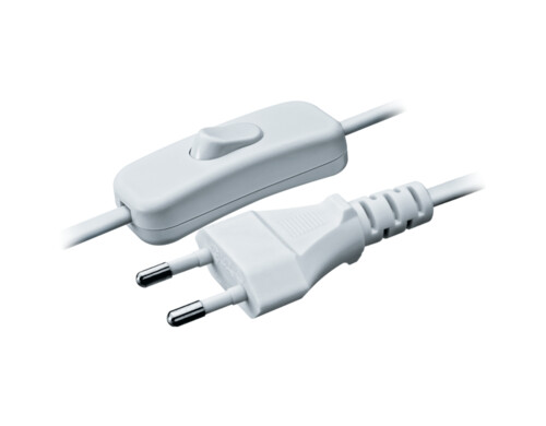 Шнур Navigator для бра с выключателем 1.7м белый