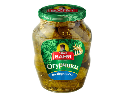 Огурцы Дядя Ваня по-берлински 680 г