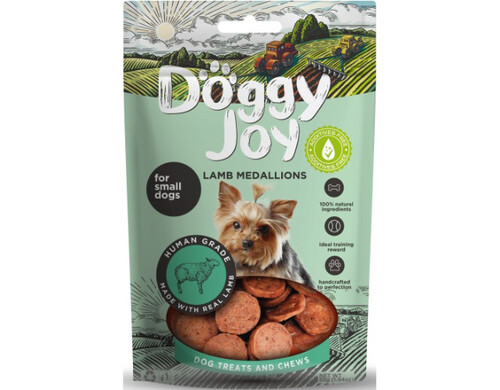 Лакомство для собак мелких пород DOGGY JOY медальоны из баранины 55 г