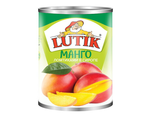 Манго ломтиками Lutik в сиропе 425 мл