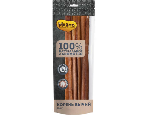 Лакомство для собак МНЯМС Корень бычий 100 г