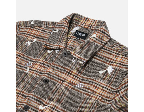 Мужская рубашка RIPNDIP Euphoria Button Up Plaid