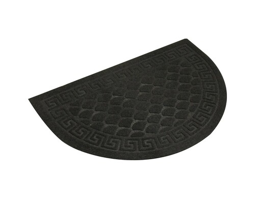Коврик с тиснением In loran 60x90см холл полукруг черный