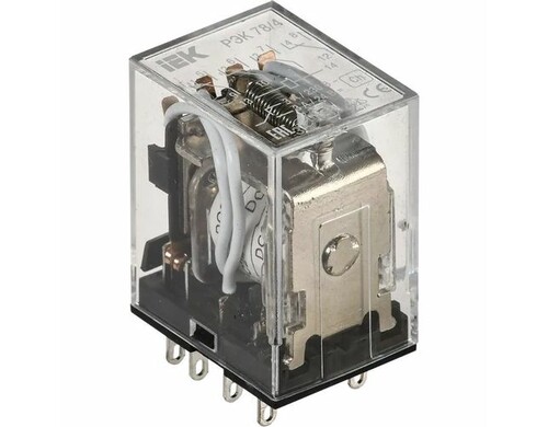 Реле промежуточное IEK РЭК78/4(MY4), 24В [rrp20-4-03-024d]