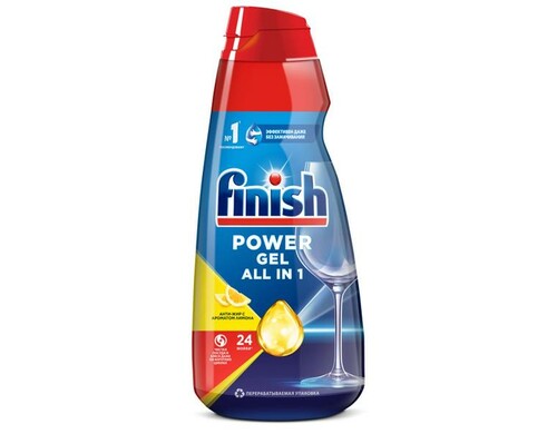 Гель для посудомоечной машины Finish Антижир 600 мл