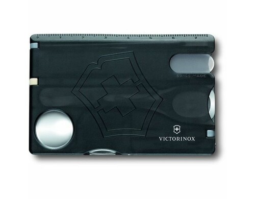 Швейцарская карта Victorinox Swiss Card Nailcare, черный полупрозрачный, коробка подарочная [0.7240.t3]