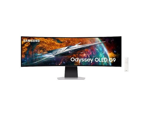 Монитор игровой Samsung Odyssey OLED G9 G95SC S49CG954SI 49"/OLED/5120x1440/240Гц/серебристый широкоформатный