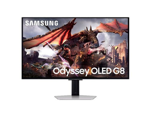 Монитор игровой Samsung Odyssey OLED G8 G80SD S32DG800SI 32"/OLED/3840x2160/240Гц/серебристый