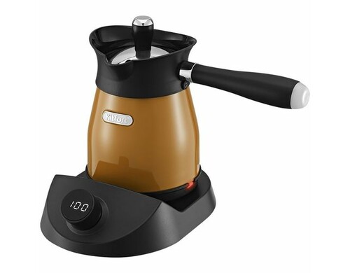 Кофеварка KitFort КТ-7498, электрическая турка, коричневый / черный