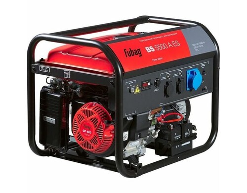 Бензиновый генератор FUBAG BS 5500 AES, 220 В, 5.5кВт, с автозапуском, с АКБ [646279]