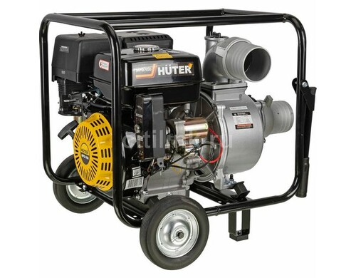 Мотопомпа бензиновая Huter MPD-100, для грязной воды, 1080л/мин [70/11/6]