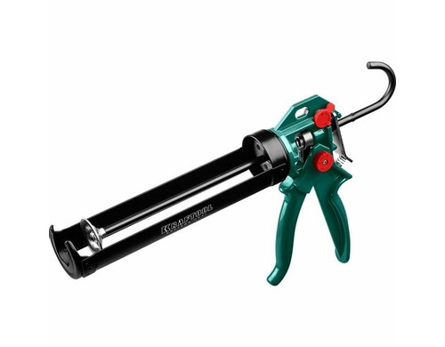 Пистолет для герметика Kraftool 06675 механич. каркас. для герметиков зеленый/черный