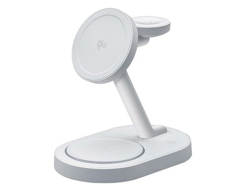 Беспроводное зарядное устройство Deppa 3 в 1 MagSafe QI2 NEO (23167)