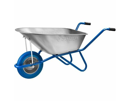 Тачка садовая для транспортировки грузов Зубр Профессионал ПТ-100 [39901_z01]